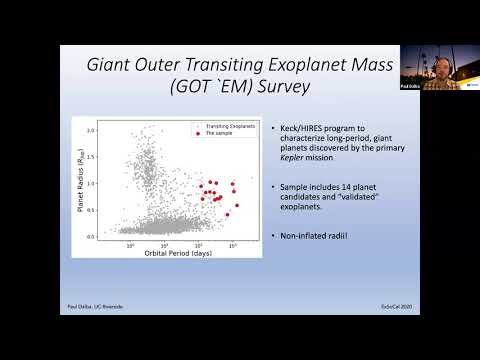ExSoCal 2020 | Paul Dalba (UCR): Measuring the Masses of the Longest-period Transiting Giant...