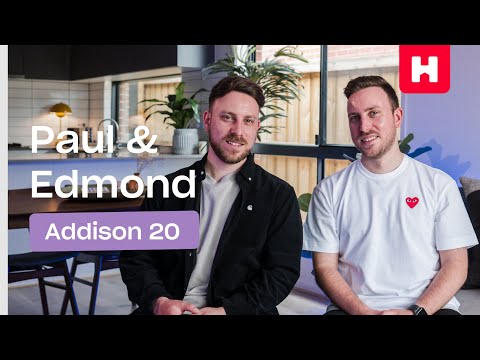 Twin brothers, Paul and Edmond, build their first home together