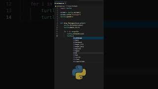 Progamming with ASMR GURU || Pentagon with Python || #shorts #programming #asmr #asmrprogramming