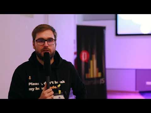Interview with Maciej Sułek — ConFrontJS 2018
