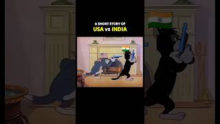 USA vs INDIA Conflict 🔥 Tom and Jerry Version