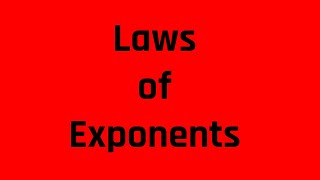 The Laws of Exponents: What You Need to Know for the Math Knowledge Subtest of the ASVAB