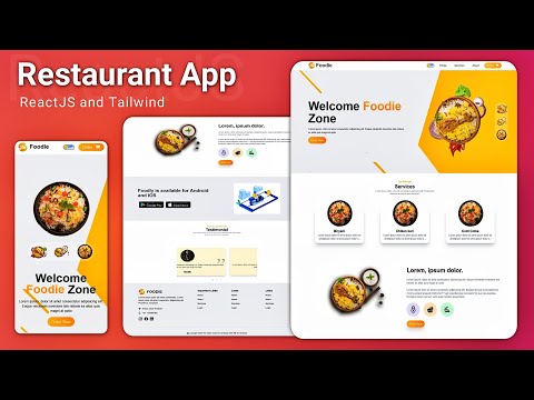 🔥Complete  Responsive Restaurant Website using React and Tailwind CSS || Build and  Deploy