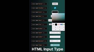 HTML Input Tag #htmleditor #inputfields #webtip  #htmltags #html #htmlpro #htmlcss #webeditor