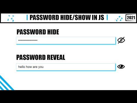 Password Hide/Show in JavaScript With Source Code.