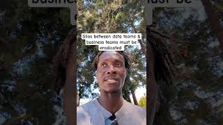 To create business value, silos between data & business teams must be removed. #data #business