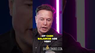 Elon Musk On His WEALTH And How Much Money He Has In His CASH Balance
