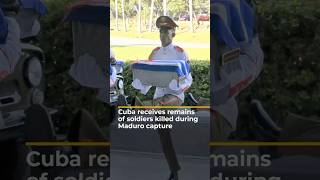 Cuba receives remains of soldiers killed during Maduro capture | AJ #shorts