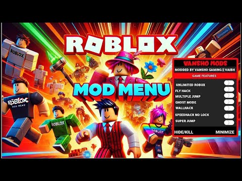 Roblox Hack Apk 2.658.460 Mod Menu 2025 última versión Android & IOS Anti ban Robux Gratis mediafire