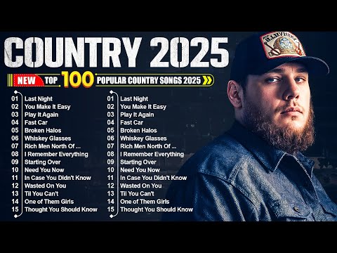 Country Hits 2025 – Luke Combs, Kane Brown, Chris Stapleton, Luke Bryan, Morgan Wallen
