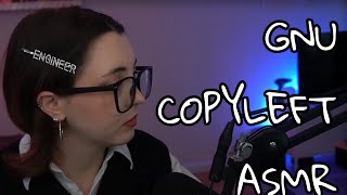 Hacker Library - let's learn GNU copyleft (ASMR | whispered | tapping | keyboard ) | @endingwithali