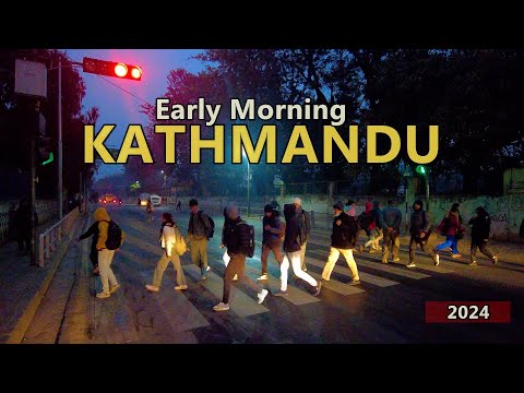 Early Morning Ride in Kathmandu - 4K City New Look and Changed After Mayor BALEN ACTION 🇳🇵 Feb, 2024