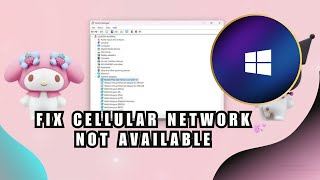 👍 TECH: How to fix Cellular Network not available on windows + Windows Cellular missing | Tutorial