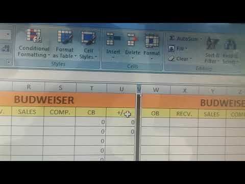 Bar Inventory in Excel - PART 3