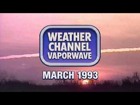WEATHER CHANNEL VAPORWAVE 1993 // 90s VHS Nostalgia Mix