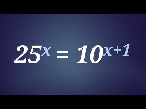 When x is in the power | Olympiad Math Questions