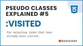 CSS Pseudo Classes Explained - #5 visited