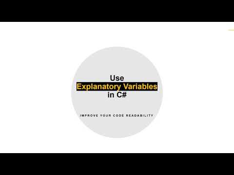 Clean Code 101: Why It Is a Good Idea to Use Intermediate / Explanatory Variables in C#