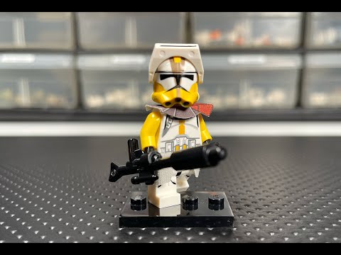 LEGO Star Wars: 5 minute TUTORIAL Phase 2 COMMANDER BLY Minifig!!