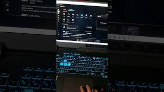 ASUS ROG STRIX G17 keyboard lights backlit #shorts #gaming #laptop