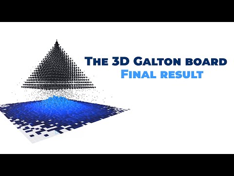 I made a math animation and shared it on Reddit – here are the results | Galton Board Part 3