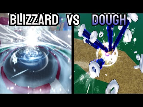 Blizzard Vs Dough - Blox Fruit