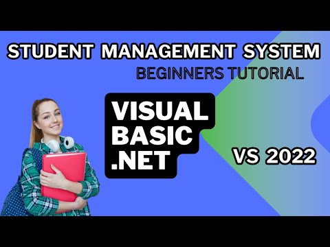 Student Management System Using VB.NET & SQL DB | VB.NET Full Project In VS 2022 With Source Code