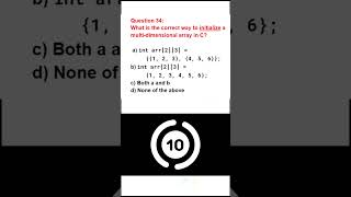c programming MCQ's PART-7 | C Programming Language  #sachinswami #coding #codingproblems