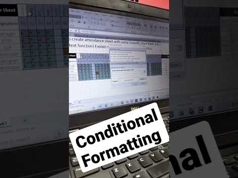 Conditional Formatting in #excel #conditionalformattinginexcel