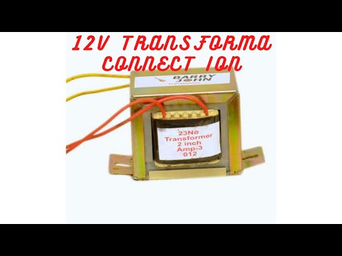 12V transforma connection