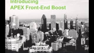 [Oracle APEX Webinar] APEX Front-End Boost