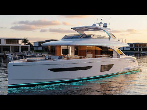 INSANE Futuristic Houseboat That Will BLOW Your Mind | Luxury Floating Home 2025