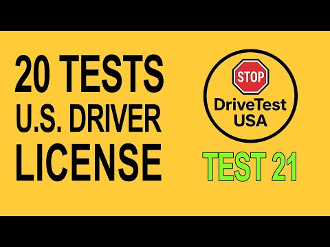 🚗 DMV Practice Test #21 — 2025 Updated Questions to Pass Your Driving Exam