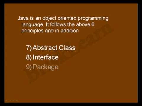 object oriented programming in java - Tutorial 7