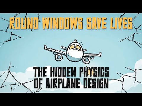 Why Airplane Windows Are Round (The Physics That Saves Lives)