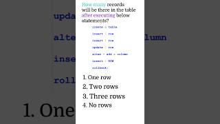SQL Quiz 8  | SQL Quiz for the day | SQL Tutorial for Beginners |