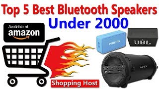 Top 5 Best Bluetooth Speaker Under 2000 Rs | Shopping Host