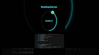 Breathing exercise in html, css and JavaScript.#html #css #javascript