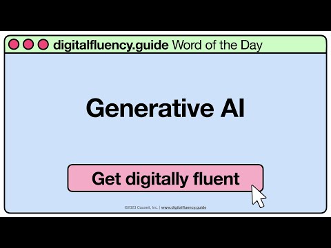 Generative AI | digitalfluency.guide Word of the Day