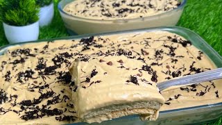 Sweet & Juicy Delectable Dessert - Coffee Delight Recipe |  No Bake Coffee Dessert 🍮