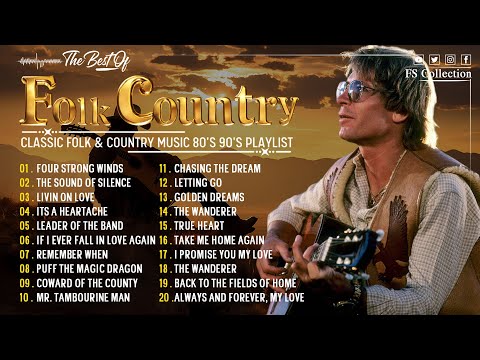 Classic Folk Songs - The Best Of Classic Folk Songs 70's - Simon & Garfunkel, John Denver, Bob Dylan