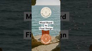 Mood Board vs Final Design! #graphicdesigncentral #graphicdesign #branding #moodboardaesthetic