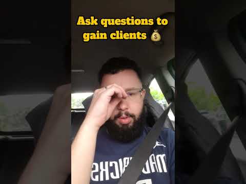Gain Clients by Asking Questions 💰 #clients #sales #marketing #businesscoach #businessconsultant