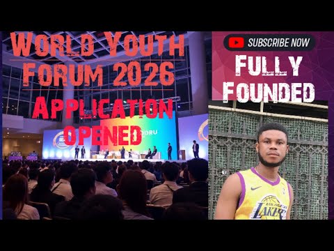 Apply for the Fully founded world youth forum 2026 in portugal