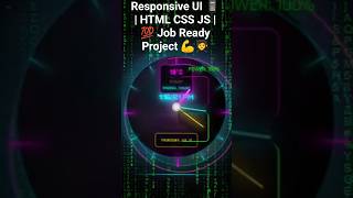 Mobile UI | HTML CSS JS | beginner to pro in 30 sec 2025 | Analog Clock #shorts #viralshorts #coding