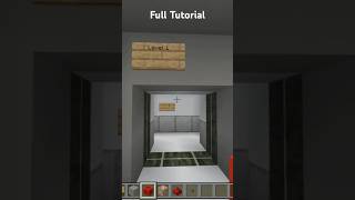 A realistic teleporting elevator using command blocks #minecraft #commandblock #tutorial