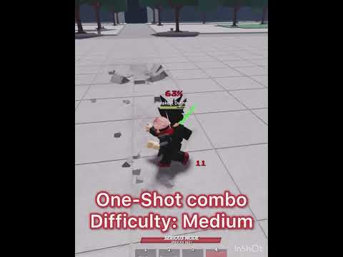 One-Shot combo for decently experienced players #tsb #combo #roblox