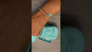 Unboxing Tiffany Blue® Heart Tag Bead Bracelet #unboxing #viral #tiffany #luxury #viralshorts #asmr