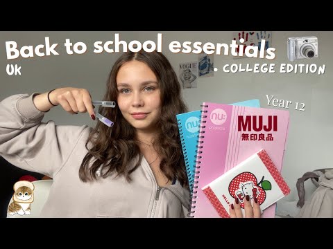 Back to SCHOOL 📓 College shopping haul + all school suppliesᯓ★ MUJI HAUL 💻 Clothes, books and more!