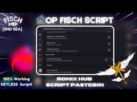 (ANTIBAN) Roblox FISCH Script | Ronix Hub - Auto Farm, Instant Catch & Auto Events (PC & Mobile)